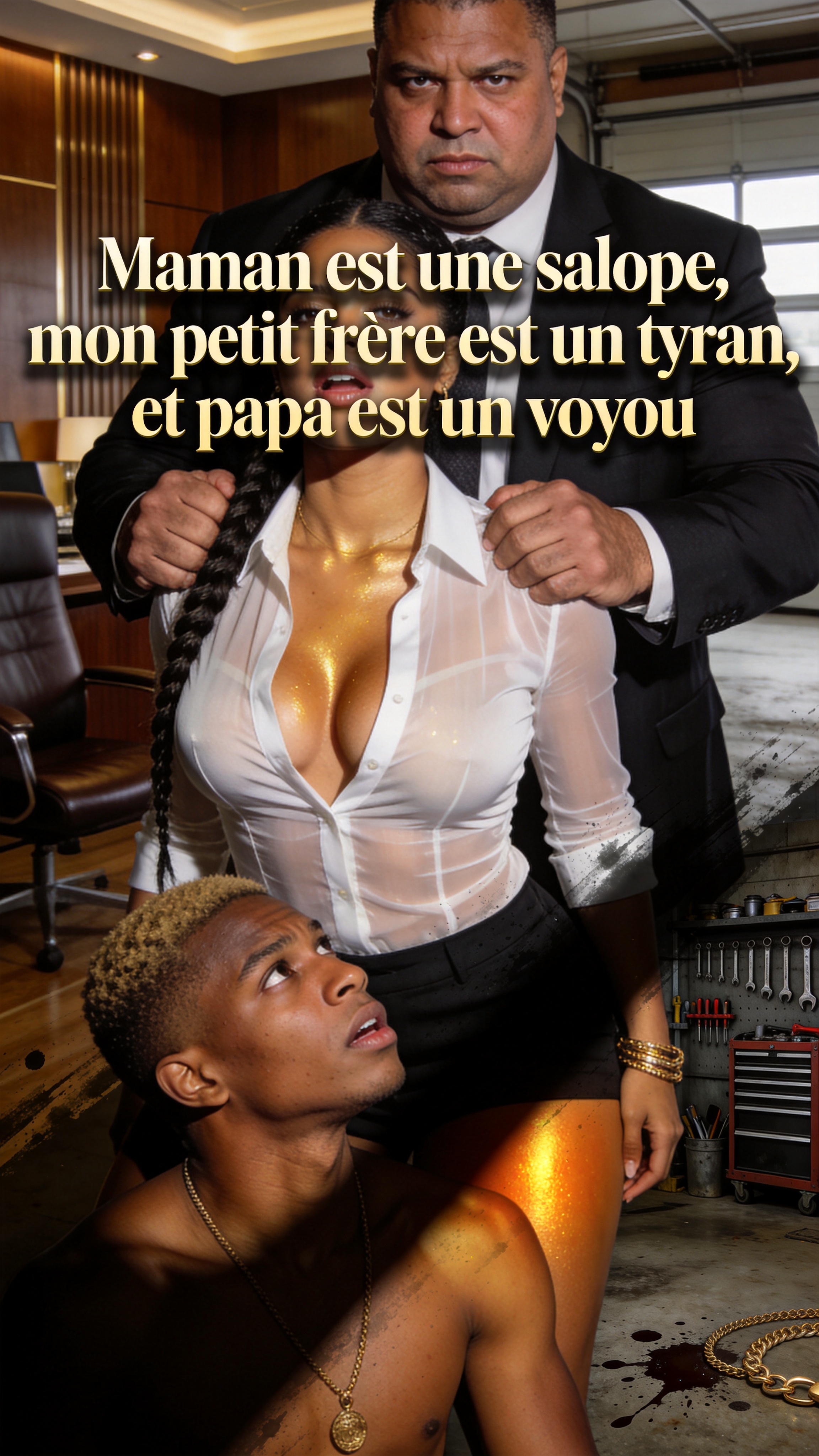 Maman est une salope, mon petit frère/ma petite sœur est un tyran, et papa est un voyou